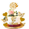 Happy Birthday Mum 9-Piece Cake Topper Set - Perfect for Celebrations!