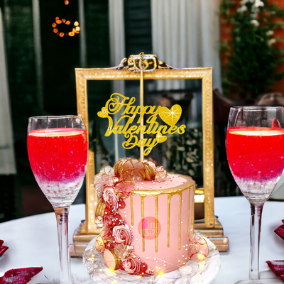 Happy Valentine's Day Cake Topper