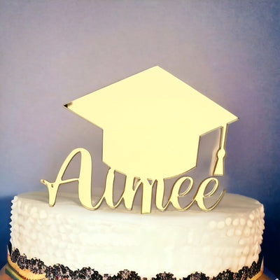 Personalised Graduation Acrylic Cake Topper