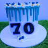 Double-Layered Numbers Cake Toppers