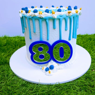 Double-Layered Numbers Cake Toppers