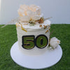 Double-Layered Numbers Cake Toppers