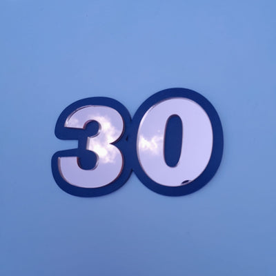 Double-Layered Numbers Cake Toppers