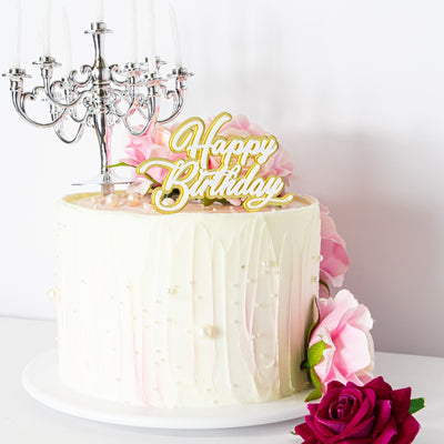 Happy Birthday Double Layer Cake Charm