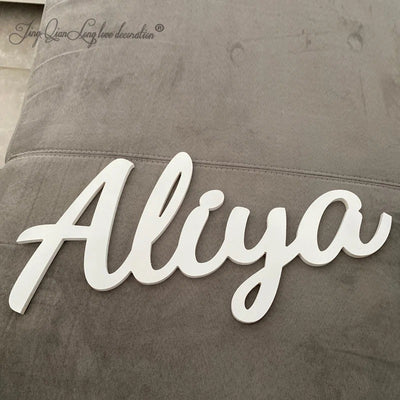 Personalised Wooden Name Sign – Perfect Baby Gift, Nursery & Events Decor