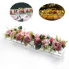 Luxury Rectangular Acrylic Floral Centerpiece Vase